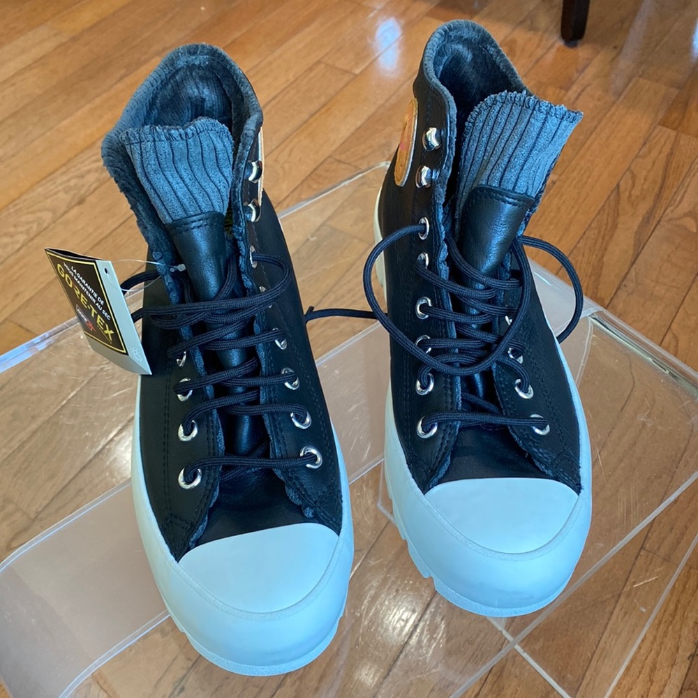 Converse X Gore-tex high top platform sneakers